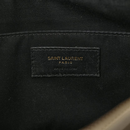 Saint Laurent Calfskin Matelasse Monogram Lou Camera Bag Military Olive 6 of 15