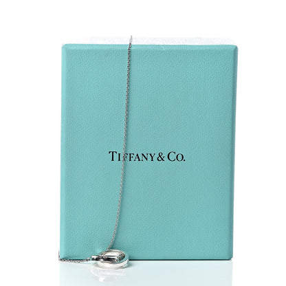 Tiffany Sterling Silver 1837 Interlocking Circles Pendant Necklace 5 of 5