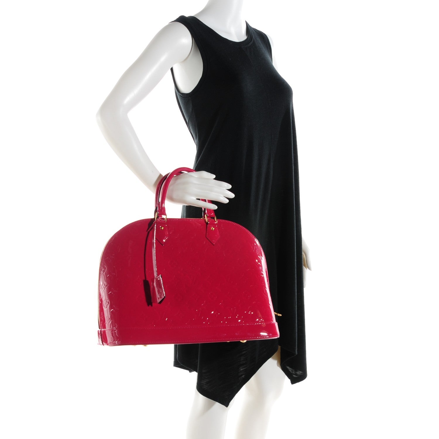 Louis Vuitton Vernis Alma GM Rose Indien 2 of 7