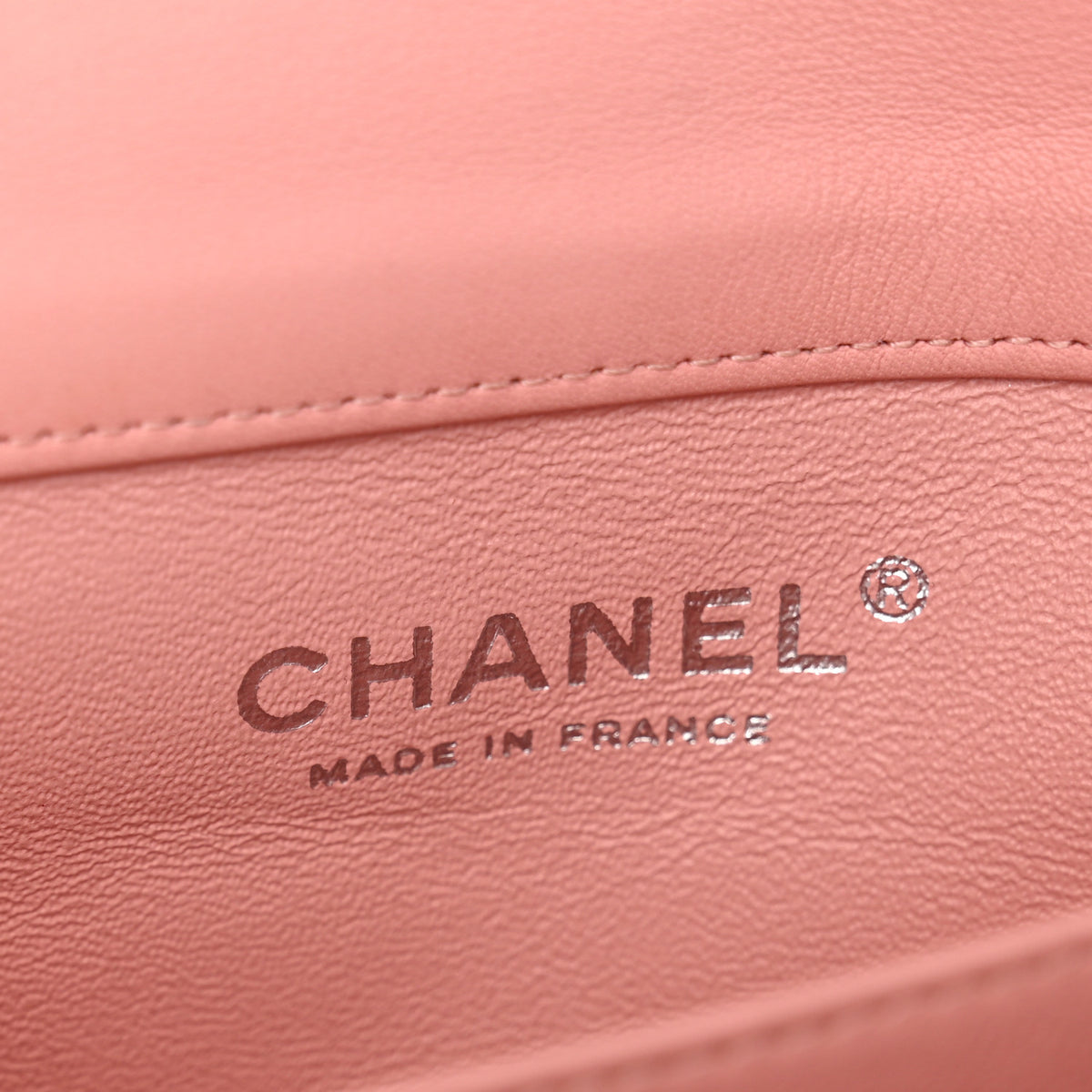 Chanel Patent Calfskin Quilted Extra Mini Rectangular Flap Pink 6 of 11