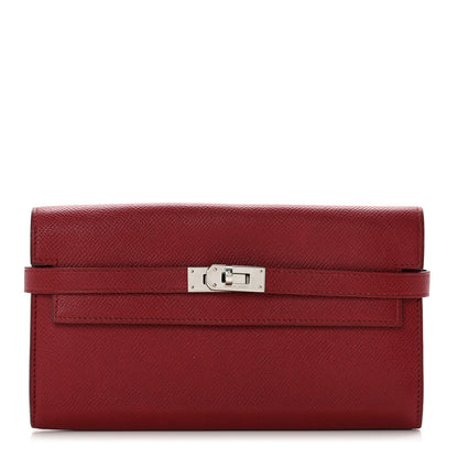 Hermes Epsom Kelly Longue Wallet Rubis 1 of 6