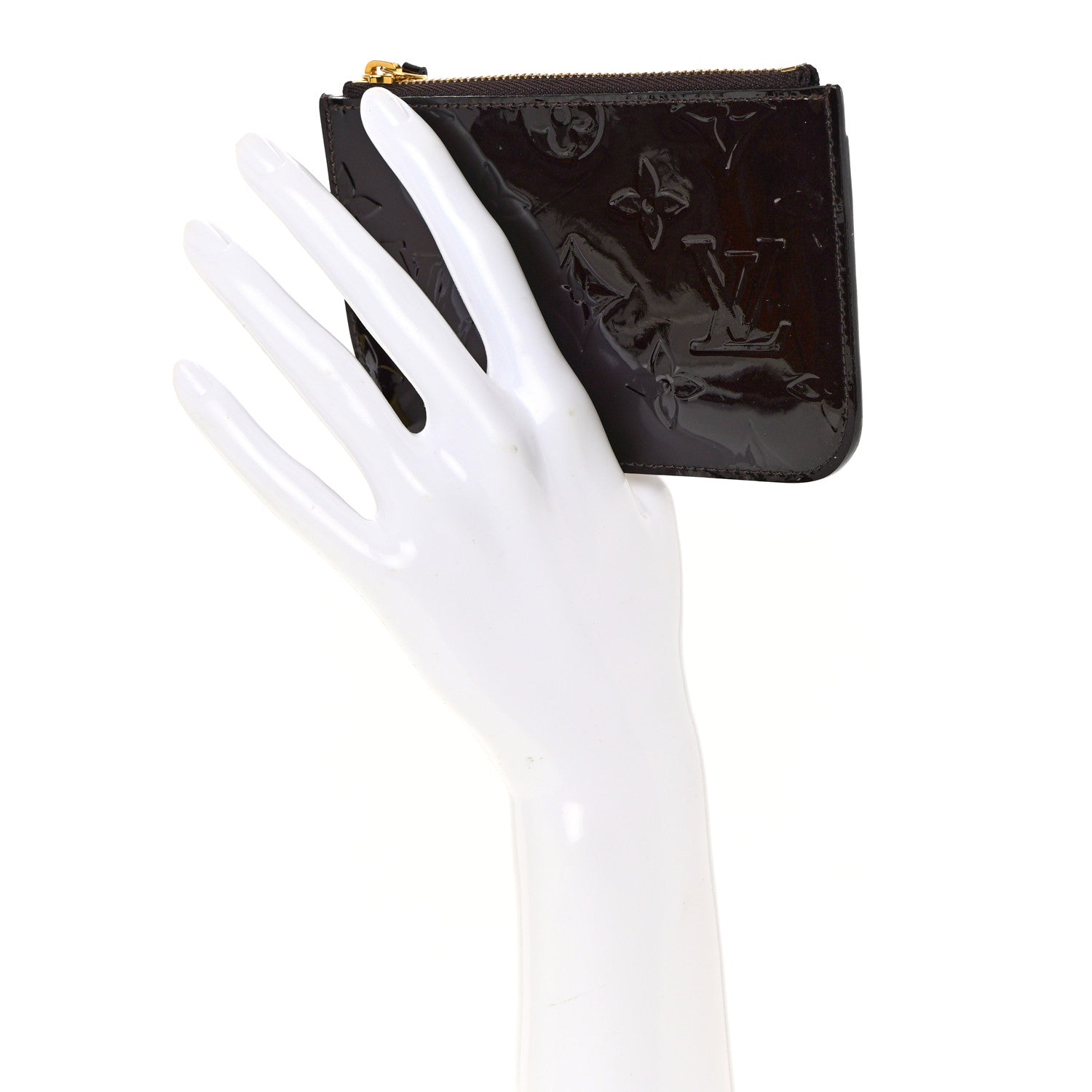 Louis Vuitton Vernis Key Pouch NM Amarante 2 of 6
