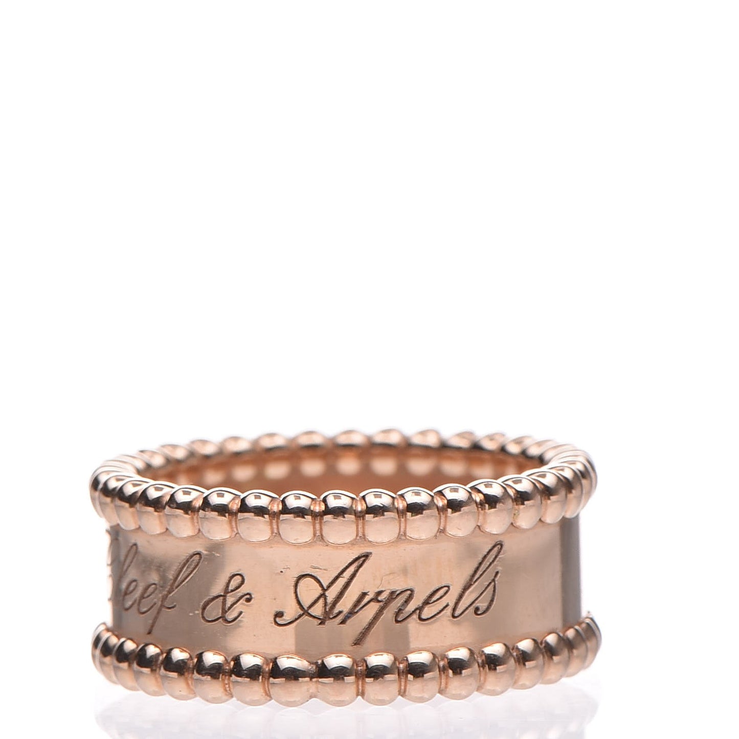 18K Rose Gold Perlee Signature Ring 47 4