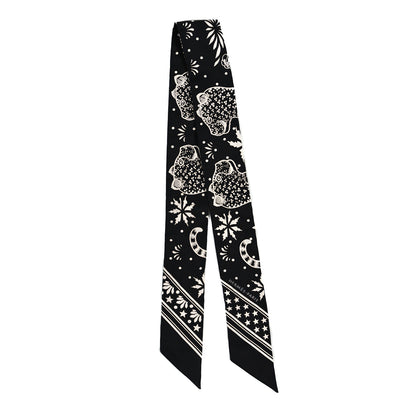 Hermes Les Leopards Twilly Black White 2 of 4