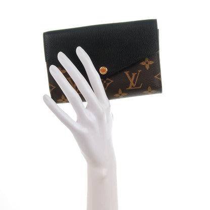 Louis Vuitton Monogram Pallas Compact Wallet Black 2 of 7