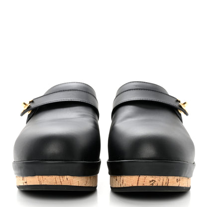Chanel Calfskin CC Turn Lock Clogs 40 Black 2 of 8