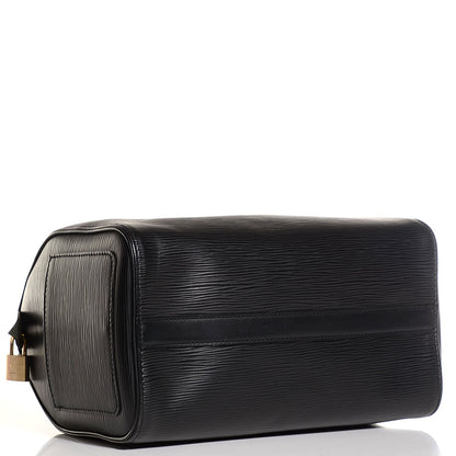 Louis Vuitton Epi Speedy 25 Black 4 of 7