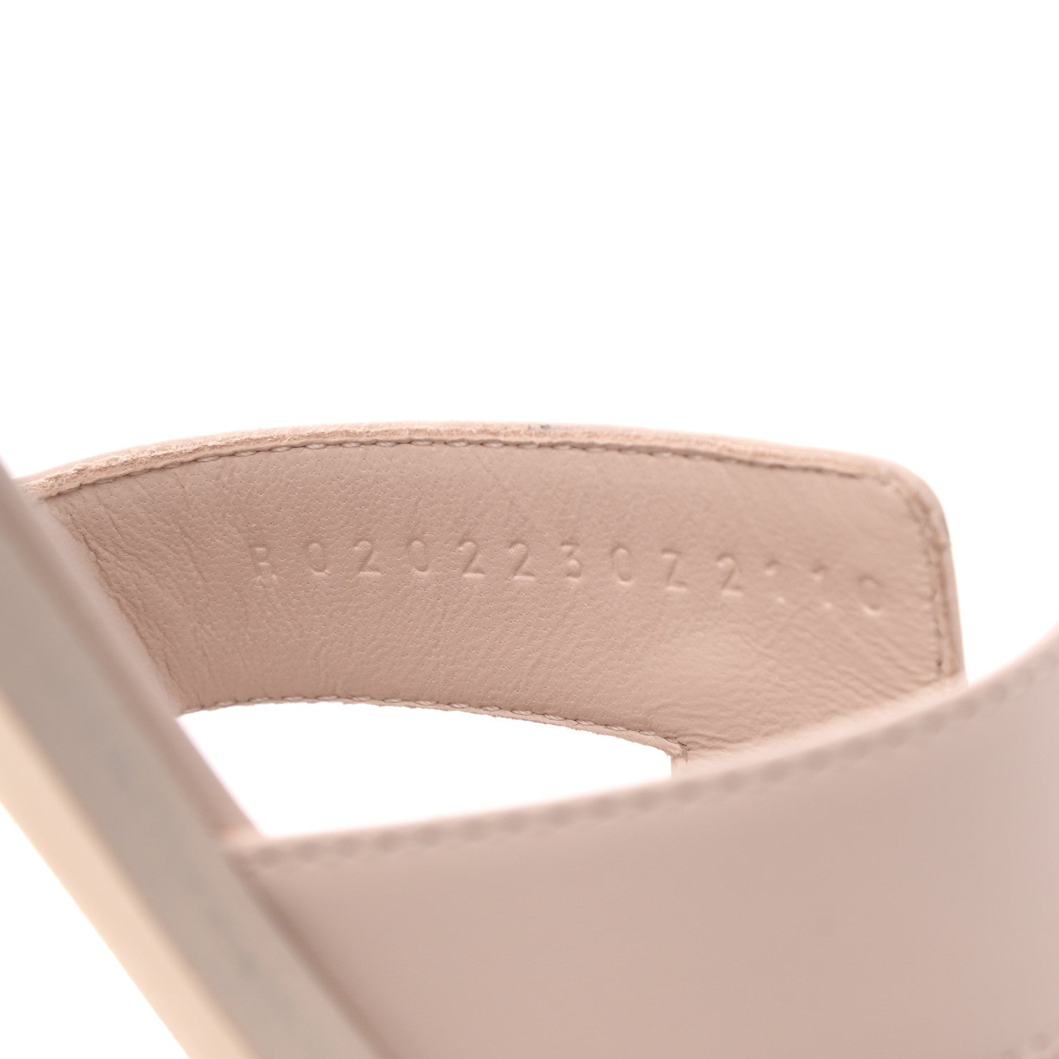 Hermes Box Calfskin Oran Sandals 39 Rose Pale 8 of 8