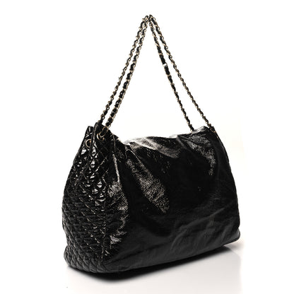 Chanel Vinyl XL Rock and Chain Flap Black 3 of 11