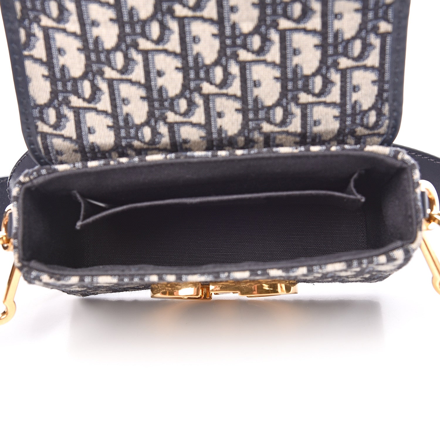 Christian Dior Oblique 30 Montaigne Box Bag Blue 4 of 10