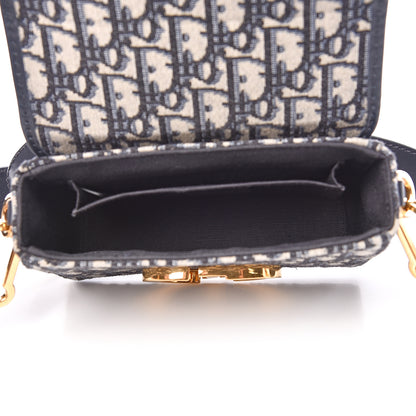 Christian Dior Oblique 30 Montaigne Box Bag Blue 4 of 10