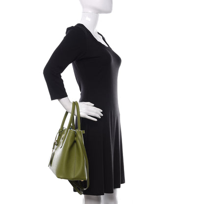 Prada Saffiano Cuir Small Double Bag Edera Anice 3 of 10