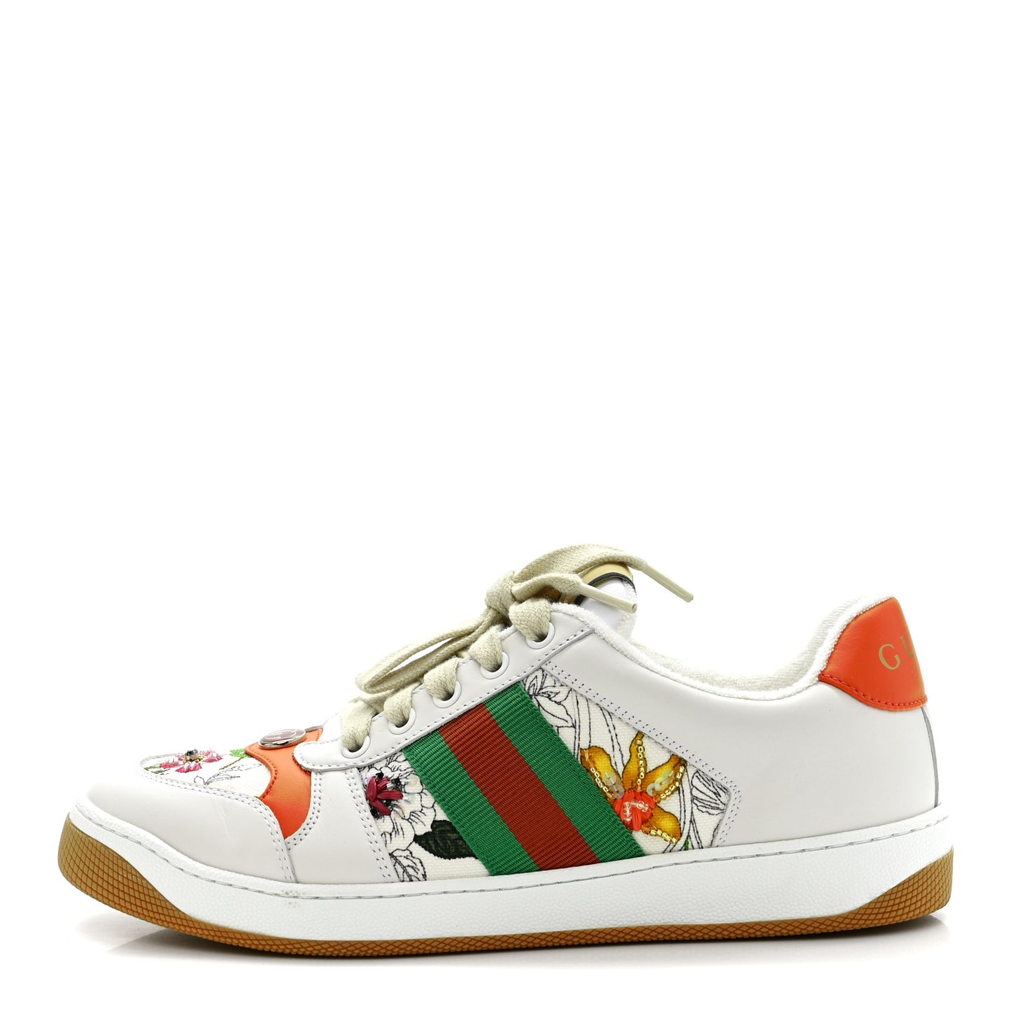 Sepang Flora Faded Canvas Web Womens Screener Sneakers 38.5 White