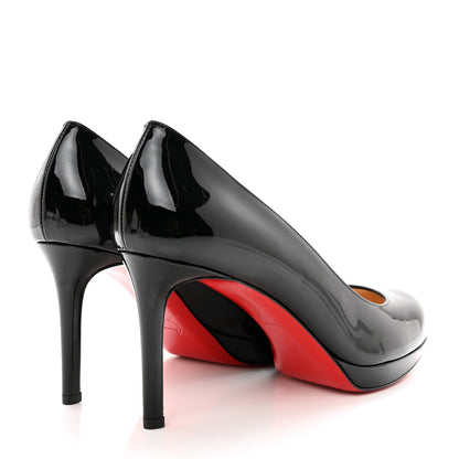 Christian Louboutin Patent New Simple 85 Pumps 40 Black 4 of 8