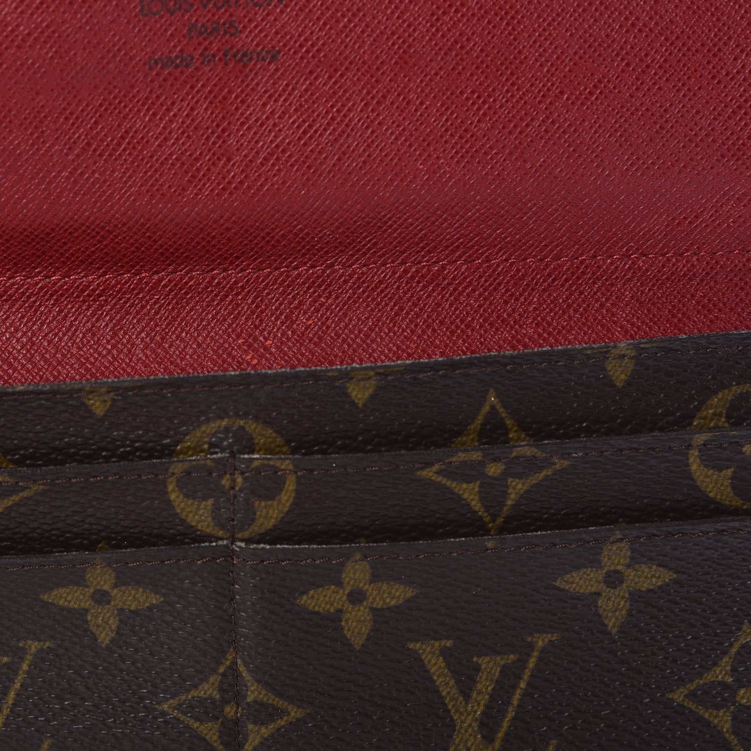 Louis Vuitton Monogram Josephine Wallet Red 14 of 16