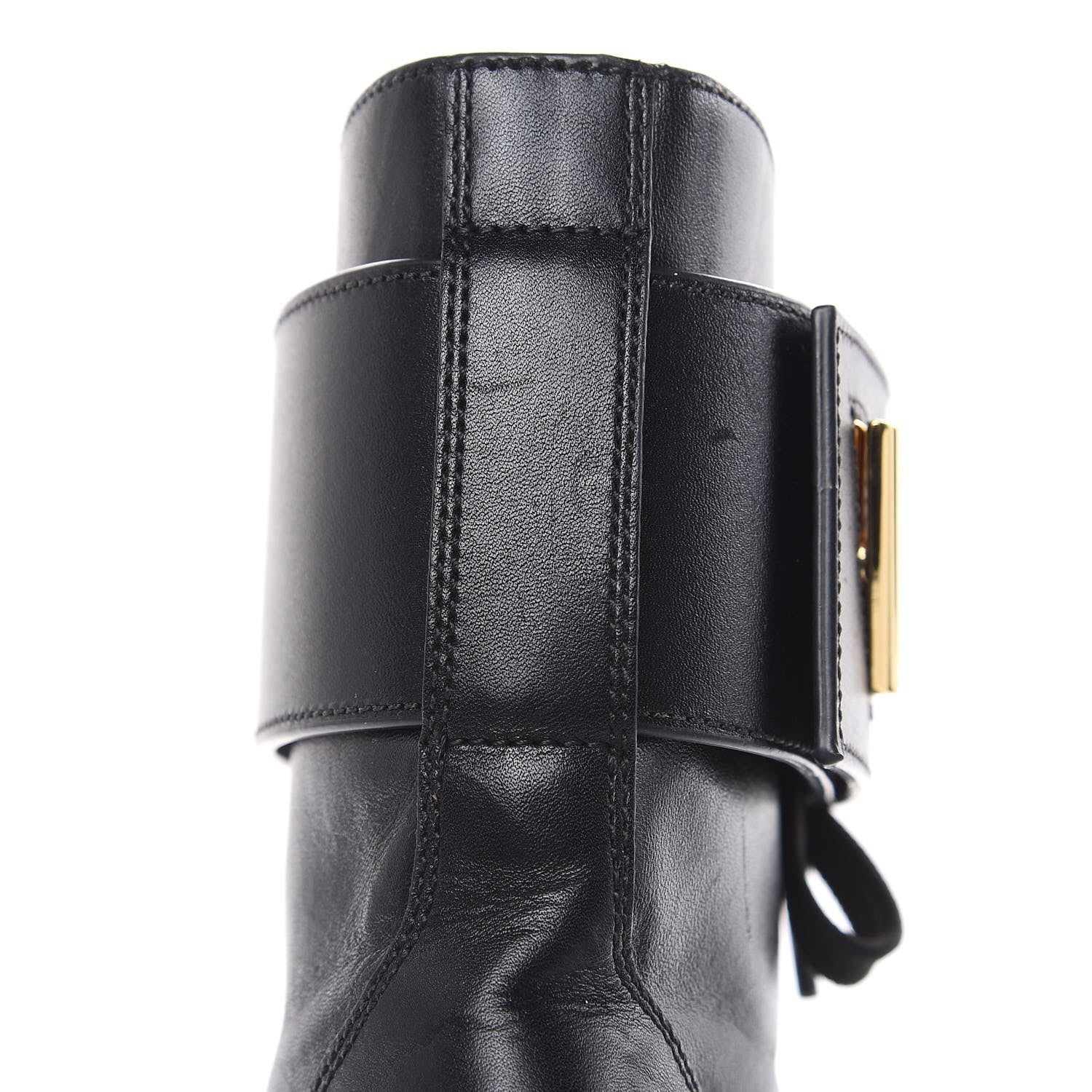 Louis Vuitton Calfskin Wonderland Ranger Boots 37 Black 8 of 11