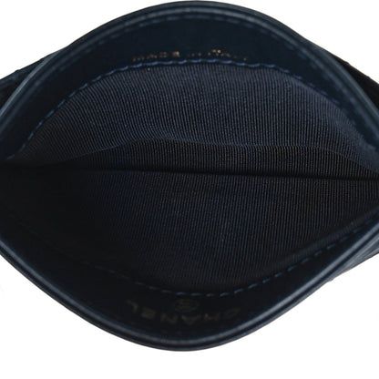 Chanel Aged Calfskin Quilted Reissue Card Holder Navy 5 of 12