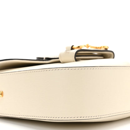 Gucci Azalea Calfskin Web Mini Horsebit 1955 Shoulder Bag Mystic White 9 of 11