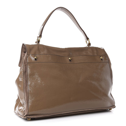 Saint Laurent Patent Large Muse Two Beige 3 of 12