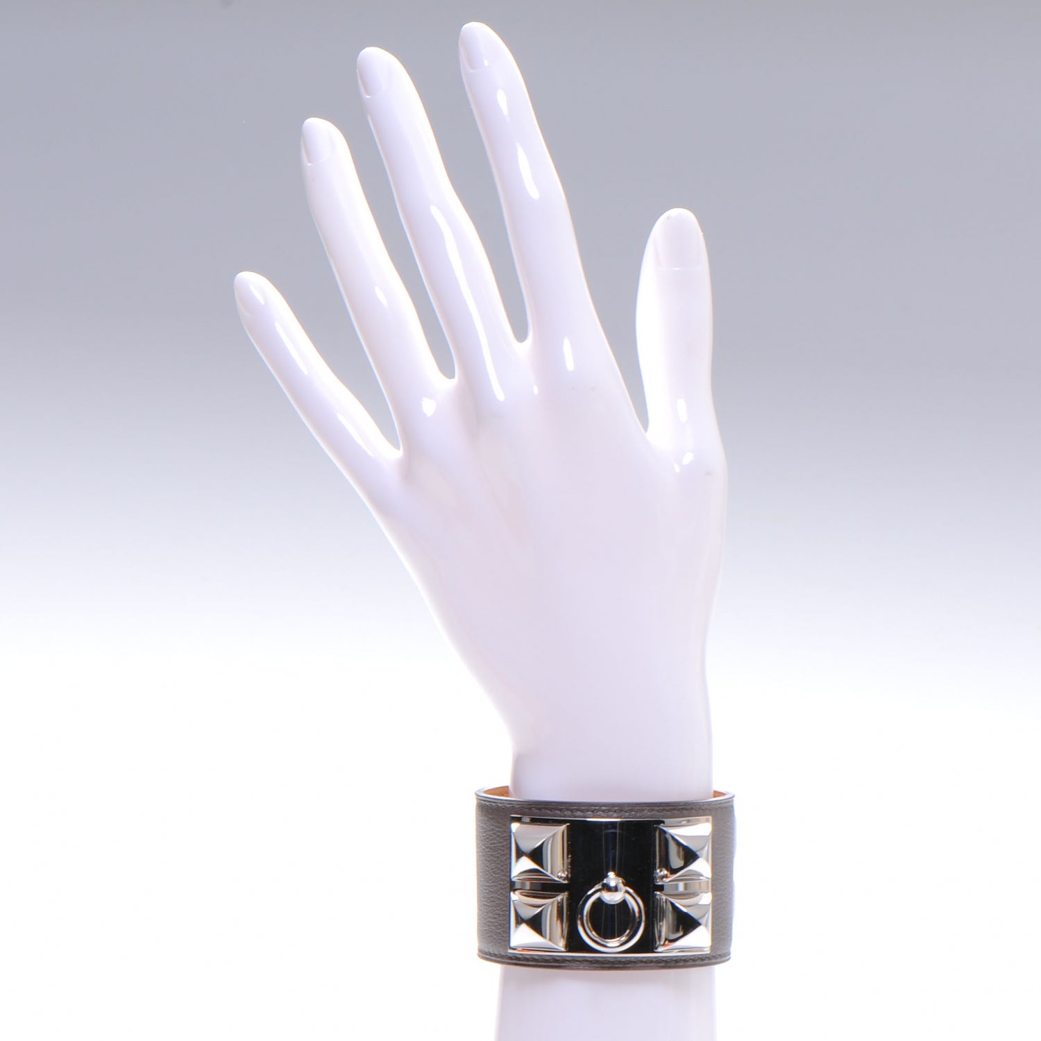 Hermes Swift Collier de Chien CDC Bracelet Etain Small 2 of 7