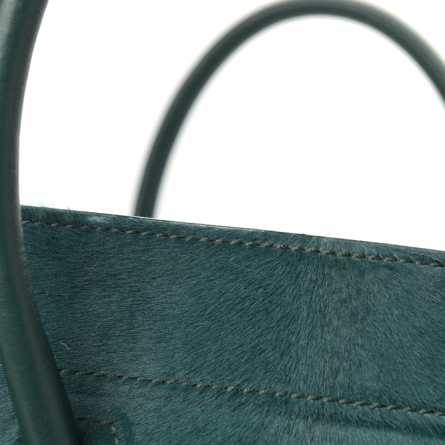 Celine Pony Hair Medium Phantom Luggage Jade 13 of 14