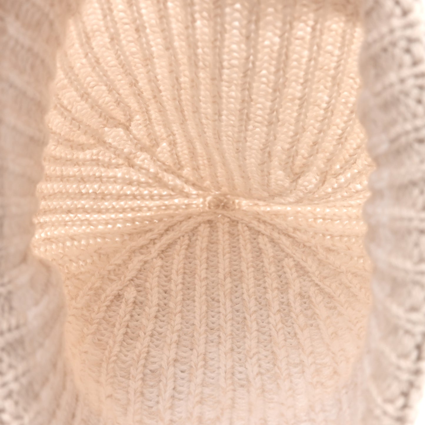 Cashmere CC Beanie Hat Beige White