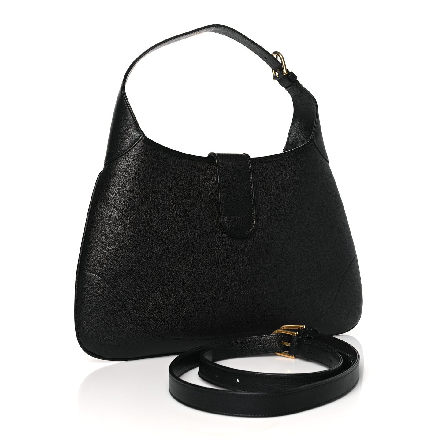 Goatskin Medium Aphrodite Shoulder Bag Black