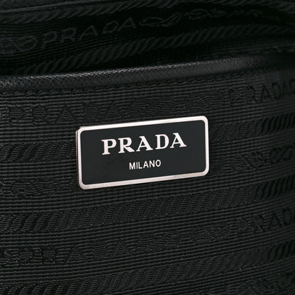 Prada Tessuto Nylon Saffiano Medium Backpack Black 6 of 11