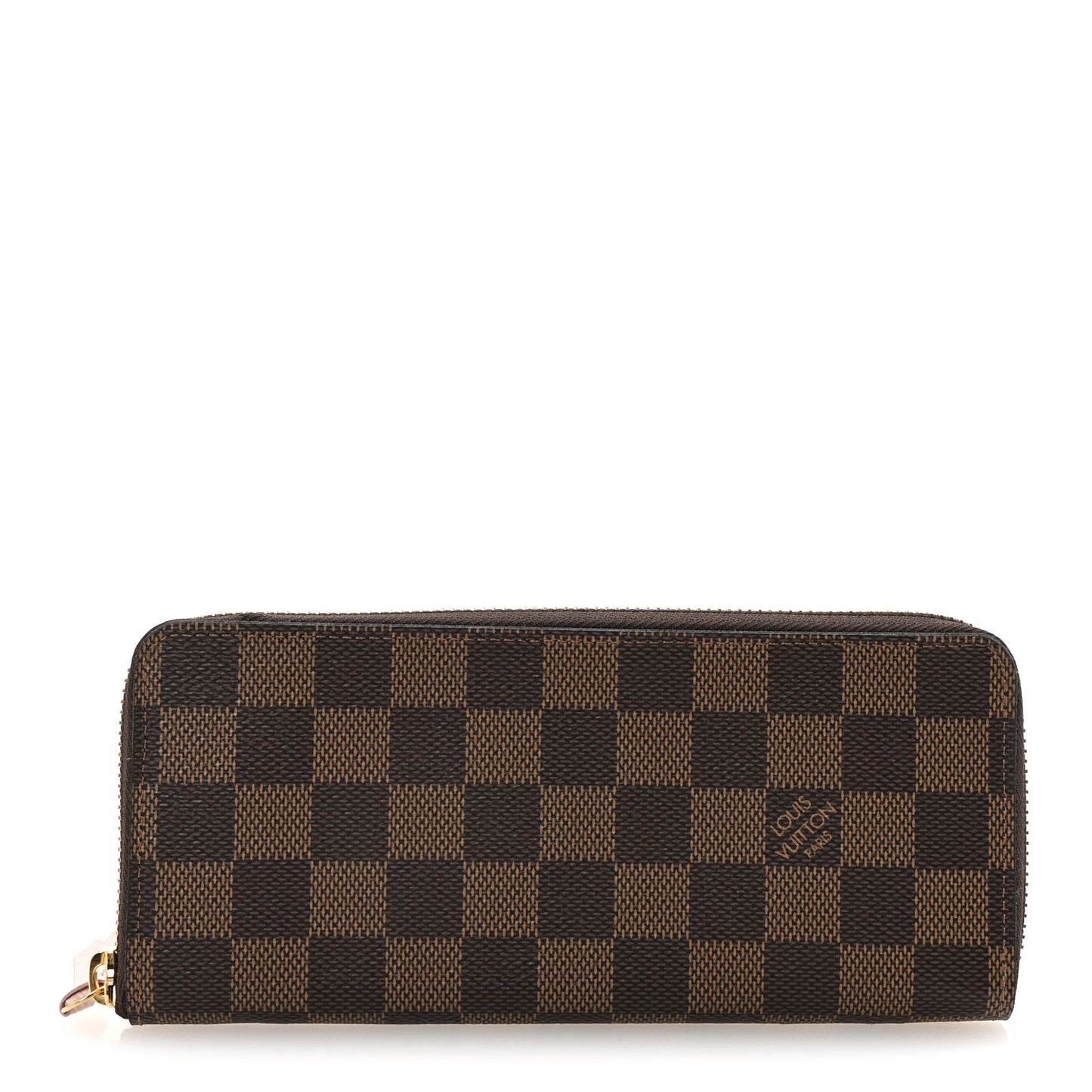 Damier Ebene Clemence Wallet Rose Ballerine