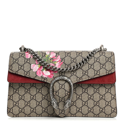Gucci GG Supreme Monogram Blooms Small Dionysus Shoulder Bag Beige Multicolor Dry Rose 1 of 10