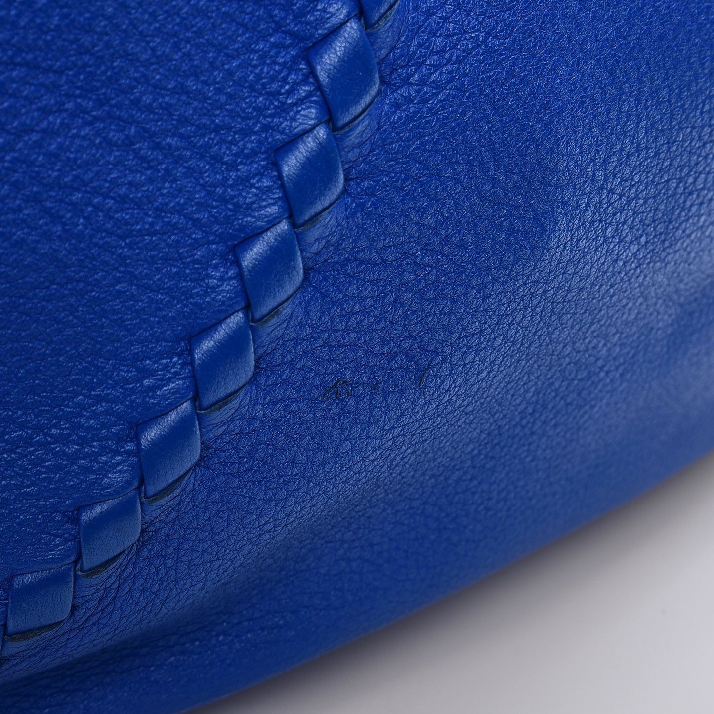 Cervo Deerskin Large Hobo Signal Blue