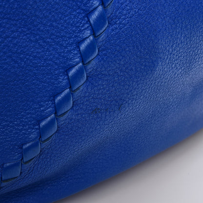 Bottega Veneta Cervo Deerskin Large Hobo Signal Blue 7 of 9