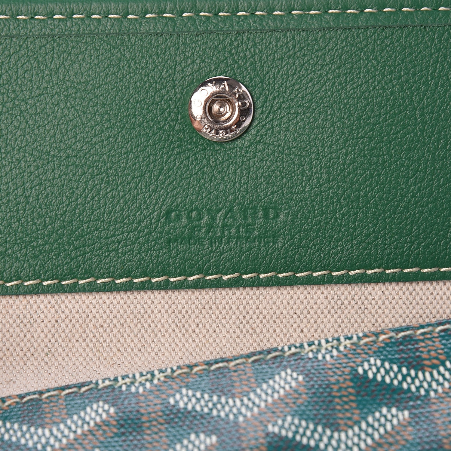 Goyard Goyardine Saint Louis PM Green 7 of 11