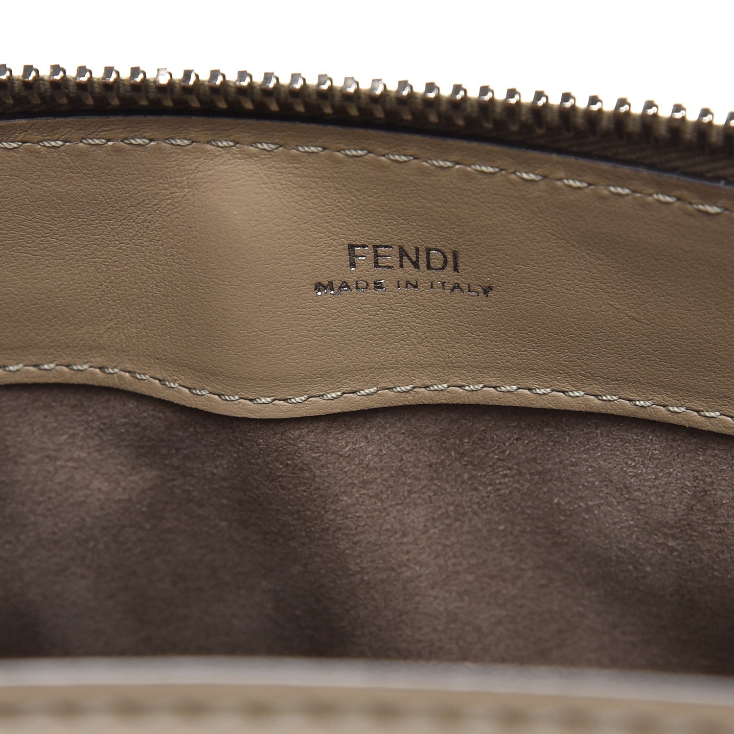 Fendi Vitello Baltico Dolce DotCom Satchel Tortora Papavero 9 of 10