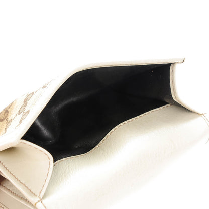 Gucci Monogram Interlocking Icon French Flap Wallet Off White 8 of 8