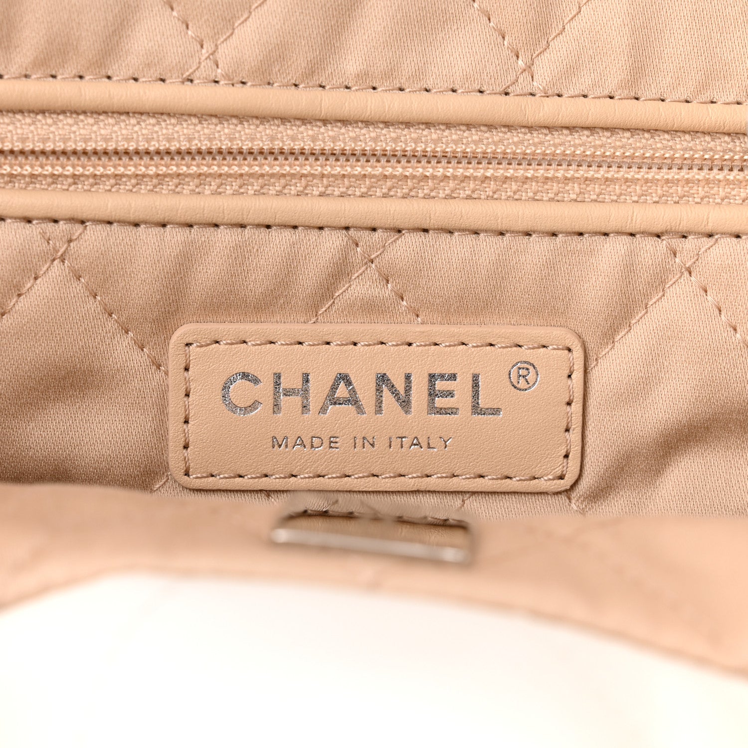 Chanel Shiny Calfskin Quilted Small Chanel 22 White 7 of 11