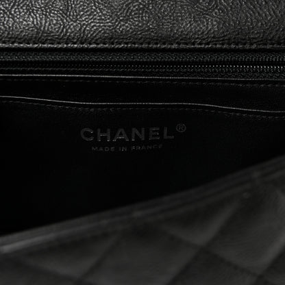 Chanel Crumpled Calfskin Quilted Mini Rectangular Flap So Black 6 of 10