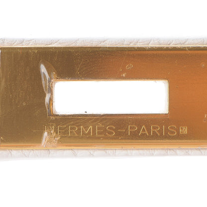 Hermes Taurillon Clemence Birkin 35 White 16 of 34