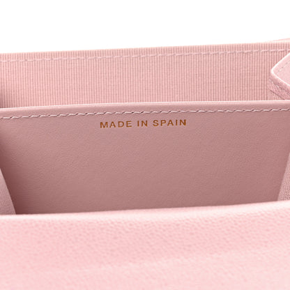 Chanel Caviar Quilted Studded CC Flap Card Holder Light Pink 7 of 9