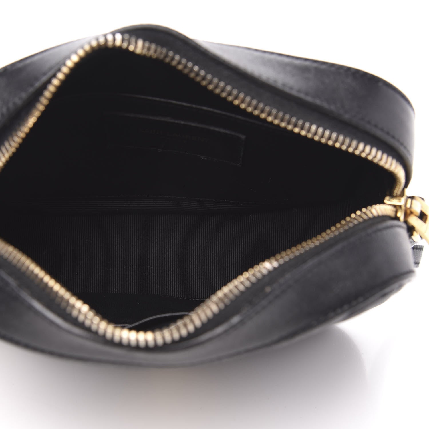 Saint Laurent Lambskin Chevron Small Classic Monogram Camera Bag Nero Black 5 of 12