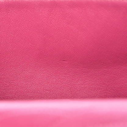 Chanel Lambskin Chevron Quilted Jumbo Double Flap Pink 8 of 17