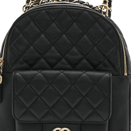 Chanel Caviar Quilted Large CC Day Backpack Black 8 of 10