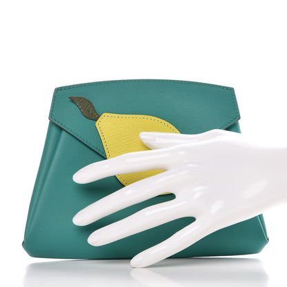 Hermes Swift Chevre Mysore Hermail Tutti Frutti Lemon Wallet Bleu Paon Lime Canopee 2 of 8
