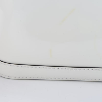 Louis Vuitton Patent Monogram Alma Mini Snow 12 of 15