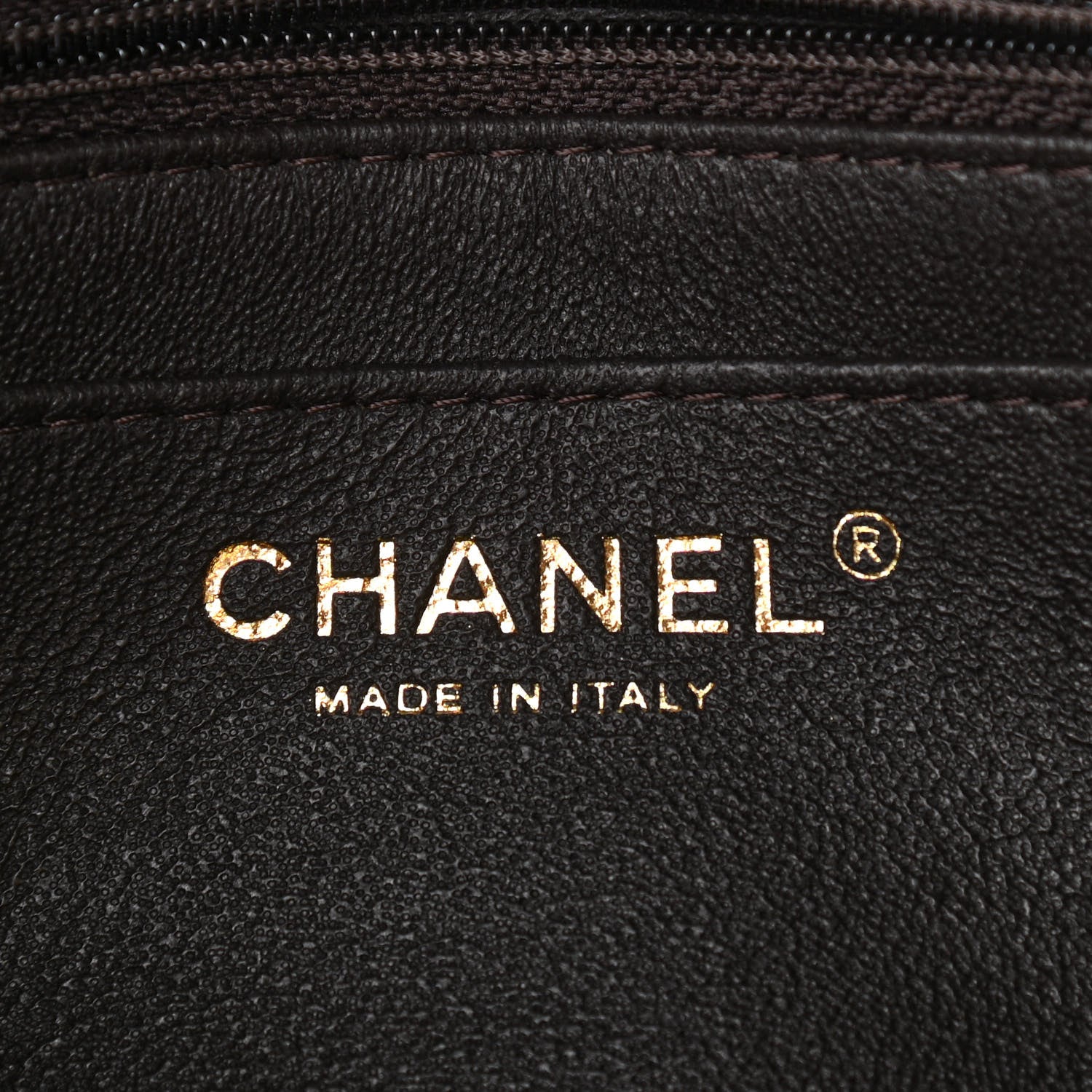 Chanel Lambskin Quilted Mini Rectangular Flap Dark Brown 6 of 10