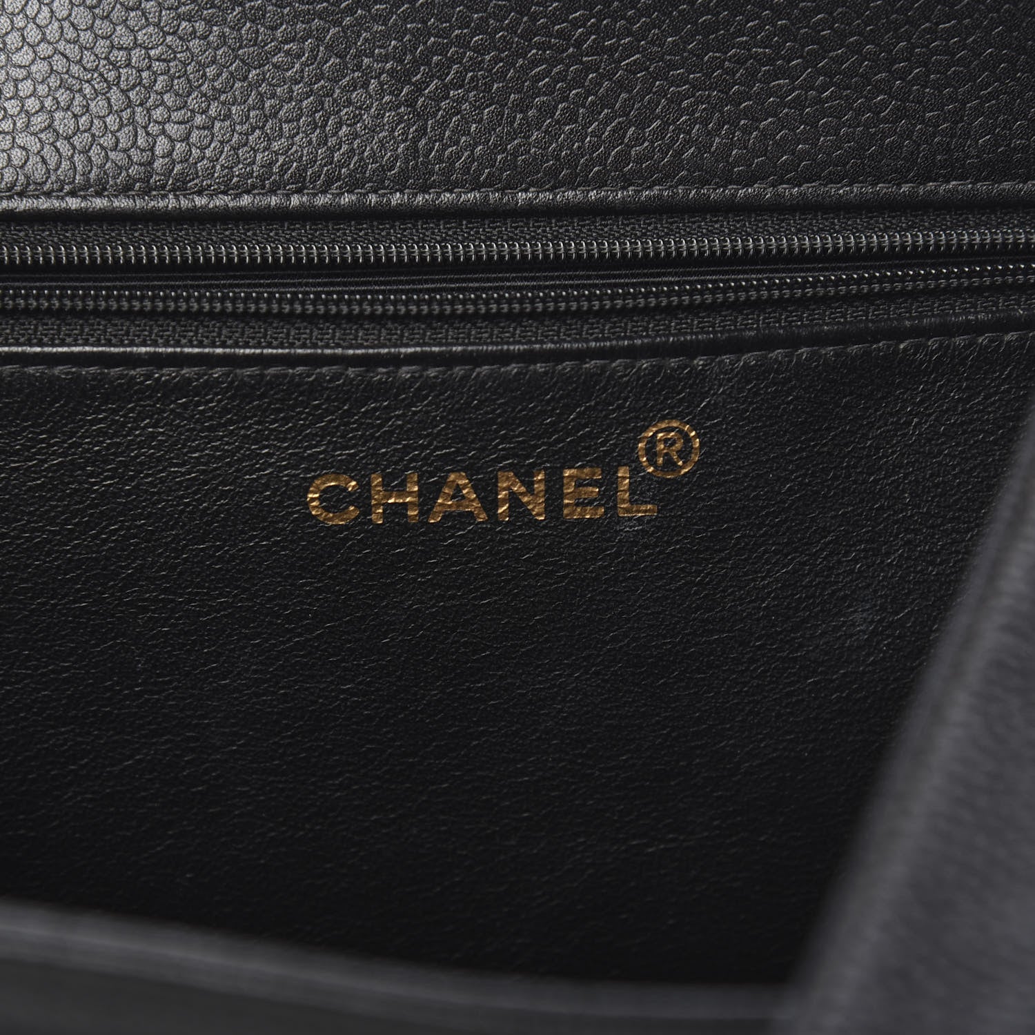 Chanel Caviar CC Shoulder Bag Black 5 of 10