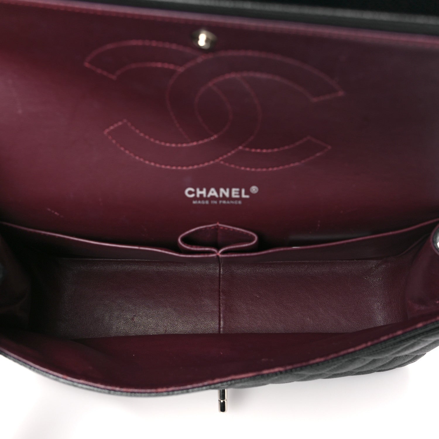 Chanel Caviar Quilted Jumbo Double Flap Black 5 of 10