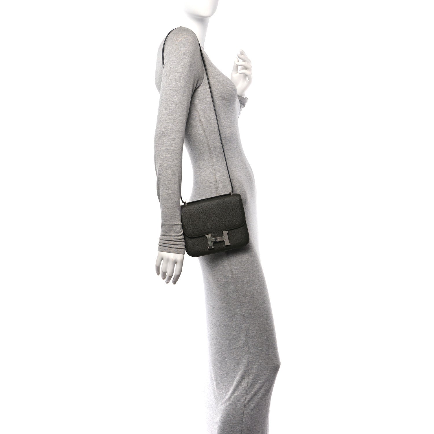 Hermes Epsom Constance 18 Vert De Gris 2 of 12