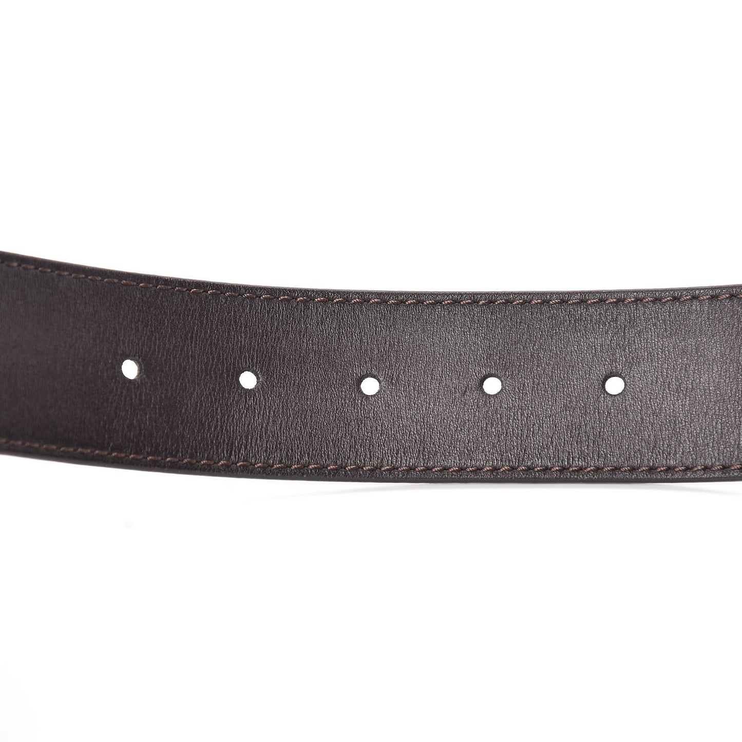 Calfskin 40mm LV Initiales Reversible Belt 100 40 Dark Brown Black