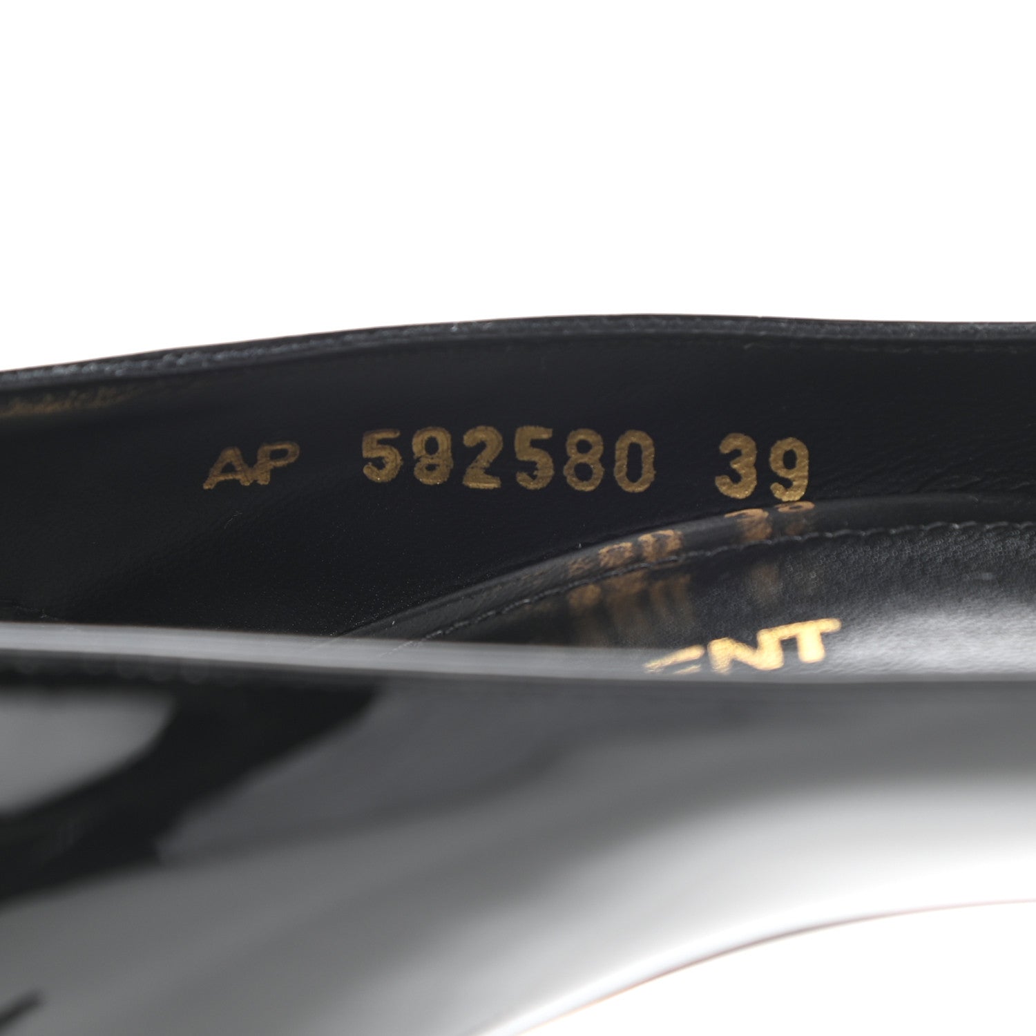 Saint Laurent Patent Calfskin Zoe Bow 85 Pumps 39 Black 8 of 11